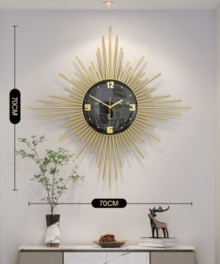 Đồng hồ treo tường bằng kim loại