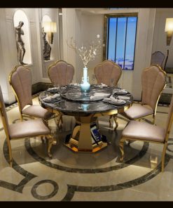 Bộ bàn ăn trang trí có thiết kế đẹp mắt mang phong cách hiện đại