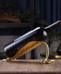 Giá để chai rượu vang hình chiếc lá