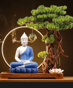Tượng Phật Thích Ca kết hợp hương trầm cầu an lành