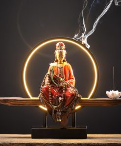 Tượng Phật Bà Quan Âm kết hợp đèn led