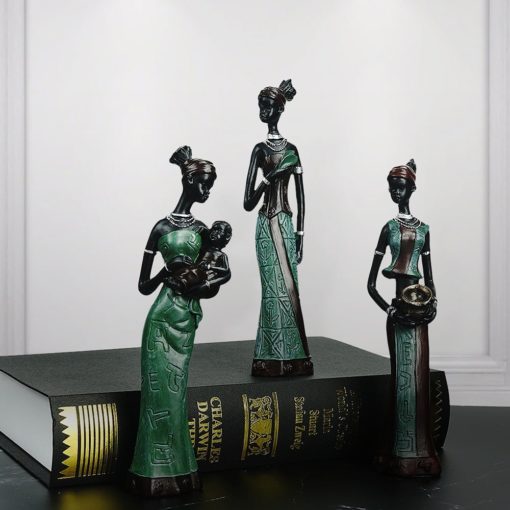 Bộ tượng phụ nữ Châu Phi