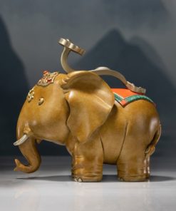 Tượng voi như ý bằng đồng trang trí