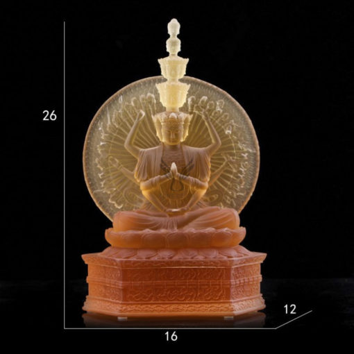 Tượng Phật Quan Thế Âm nghìn tay nghìn mắt decor CD1245