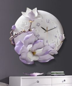 Đồng hồ treo tường hình hoa mộc lan CD1801