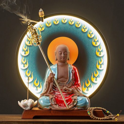 Thác khói trầm hương Phật Địa Tạng Vương