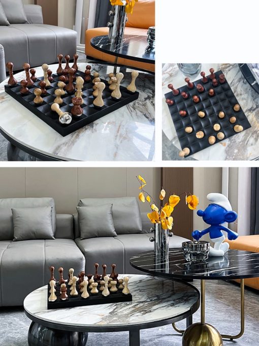 Bộ Bàn Cờ Vua Trang Trí Nghệ Thuật