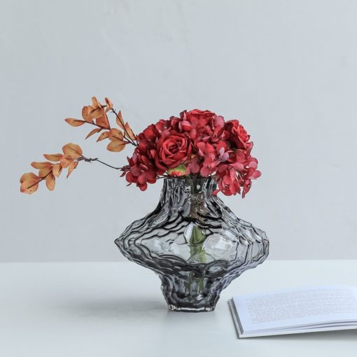 Bộ Bình Hoa Thủy Tinh Cắm Hoa Đơn