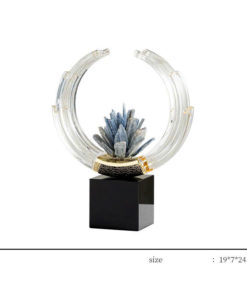 Decor Vầng Trăng Tinh Thể Nghệ Thuật