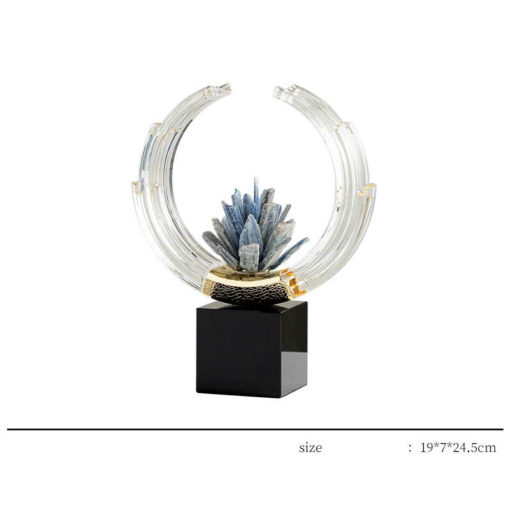 Decor Vầng Trăng Tinh Thể Nghệ Thuật