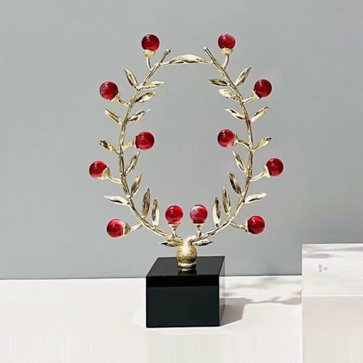 Decor Vòng Nguyệt Quế Quả Đỏ
