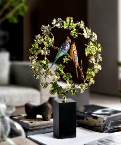 Tượng Đôi Chim Uyên Ương Hạnh Phúc