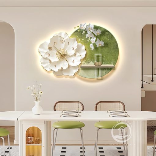 Đồng Hồ Nghệ Thuật Cánh Hoa Vĩnh Cửu