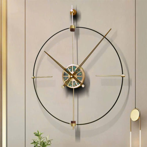 Đồng Hồ Treo Tường Vòng Tròn Mosaic Độc Đáo