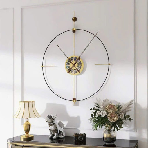 Đồng Hồ Treo Tường Vòng Tròn Mosaic Độc Đáo