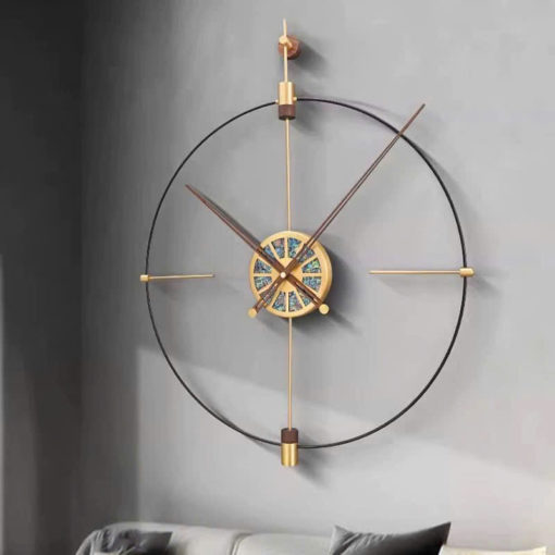 Đồng Hồ Treo Tường Vòng Tròn Mosaic Độc Đáo