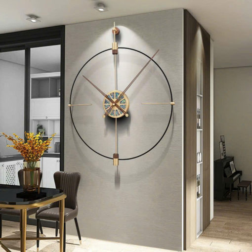 Đồng Hồ Treo Tường Vòng Tròn Mosaic Độc Đáo