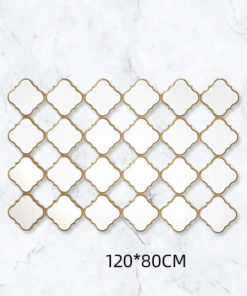 Gương Treo Tường Nghệ Thuật Cỏ Bốn Lá