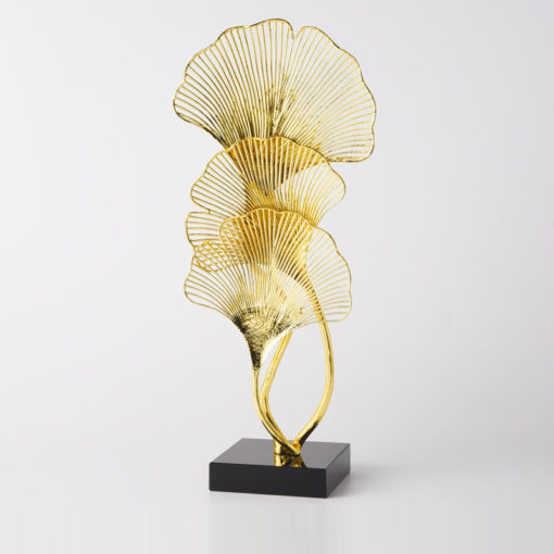 Tượng Lá Ginkgo Vàng Phong Thủy
