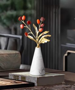 Bình Hoa Đá Cẩm Thạch Kim Phú Quý