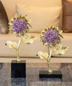 Mô Hình Hoa Hướng Dương Thạch Anh