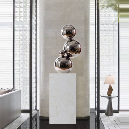 Mô Hình Bóng Inox Trang Trí
