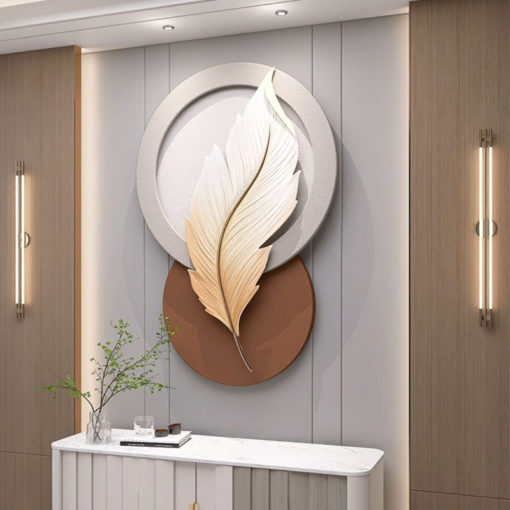 Tranh Phù Điêu Lông Vũ 3D Treo Tường