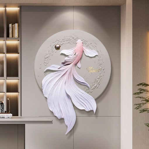 Tranh Cá Bơi Ngược Dòng 3D LED