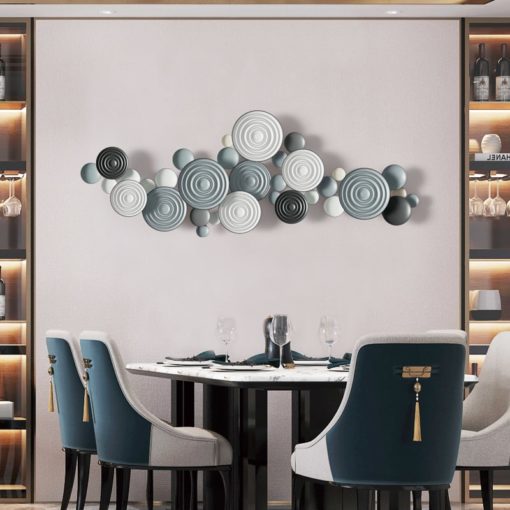 Tranh Sắt Decor Họa Tiết Vòng Tròn