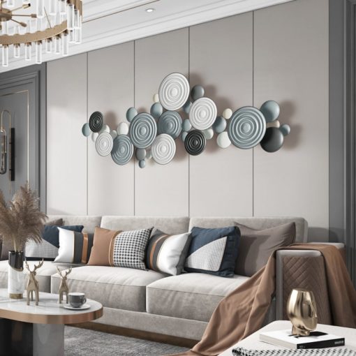 Tranh Sắt Decor Họa Tiết Vòng Tròn