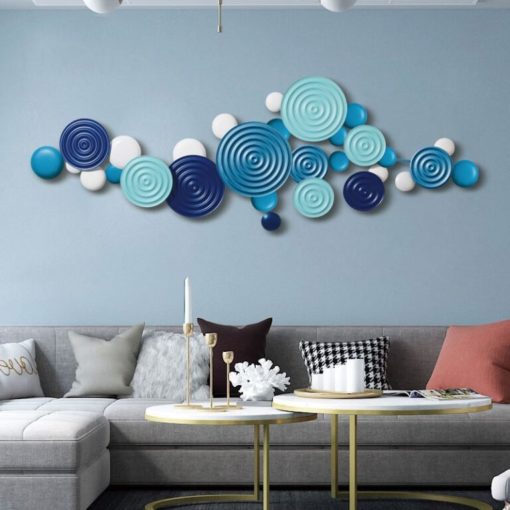 Tranh Sắt Decor Họa Tiết Vòng Tròn
