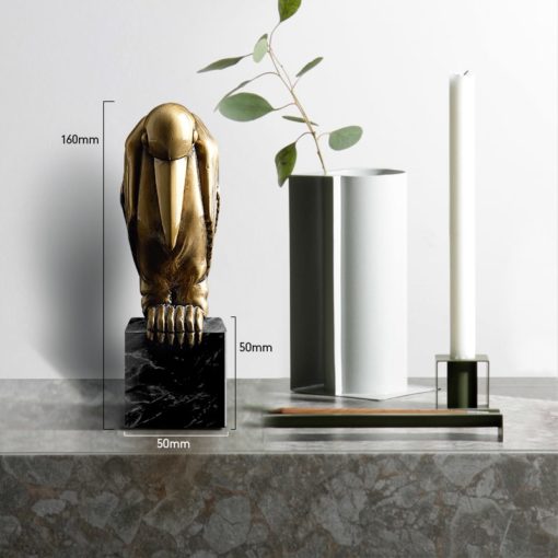 Tượng Chim Gõ Kiến Hoàng Kim Sang Trọng
