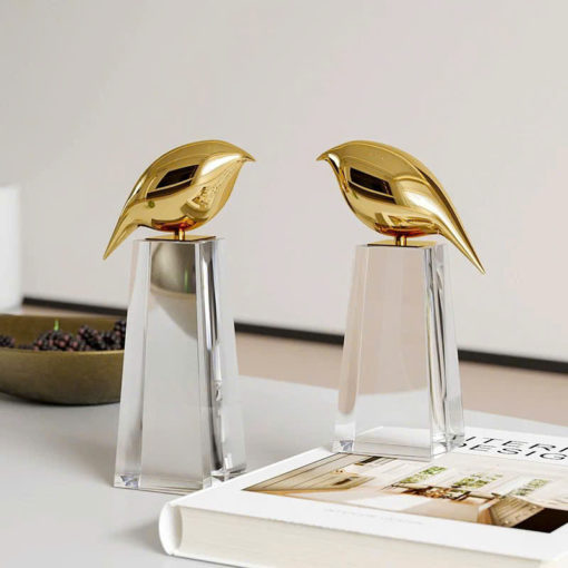 Tượng Chim Vàng Decor Cao Cấp