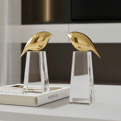 Tượng Chim Vàng Decor Cao Cấp