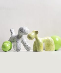 Tượng Chó Nghệ Thuật Tối Giản
