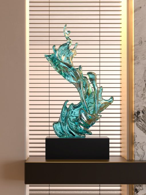 Tượng Điêu Khắc Ngọn Sóng Thiên Thanh