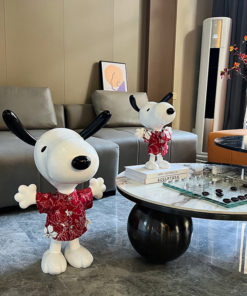 Tượng Chú Chó Vui Vẻ Snoopy - Pooh