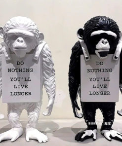 Tượng Khỉ Banksy ‘Do Nothing’