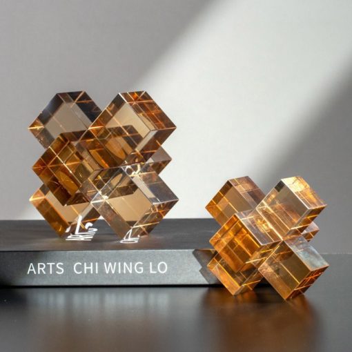 Tượng Khối Lập Phương Pha Lê