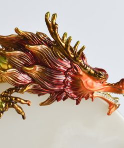 Tượng Long Phụng Hòa Quyện Ngọc Bích
