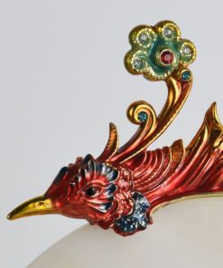 Tượng Long Phụng Hòa Quyện Ngọc Bích