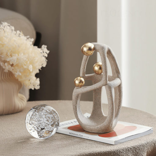 Tượng Người Ôm Cầu Pha Lê Decor