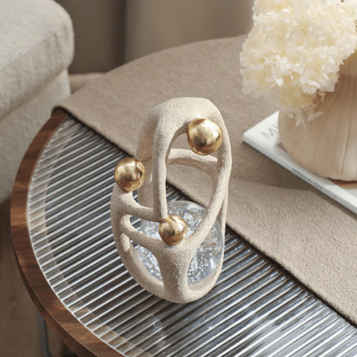 Tượng Người Ôm Cầu Pha Lê Decor