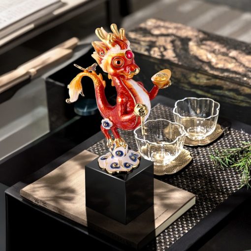 Tượng Rồng Chipi Để Bàn May Mắn