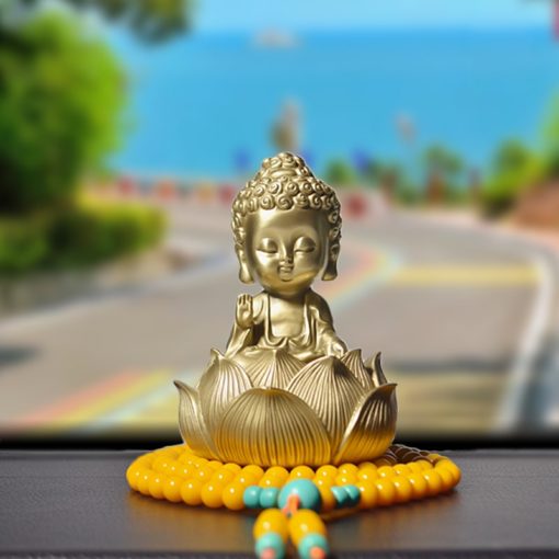Phật Sen Vàng Bình An Taplo