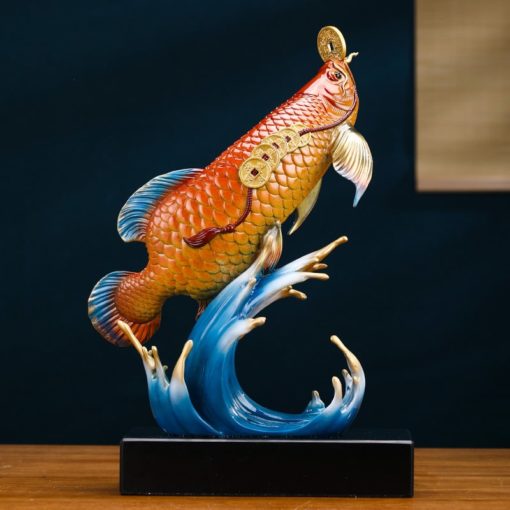 Tượng Cá Rồng Tấn Tài Tấn Lộc