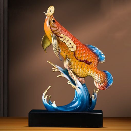 Tượng Cá Rồng Tấn Tài Tấn Lộc