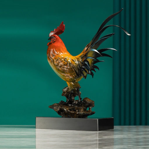 Tượng Gà Trống Vinh Hoa Phú Quý