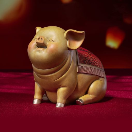 Tượng Heo May Mắn Gõ Cửa