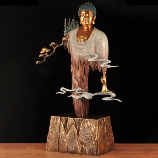 Tượng Phật Thích Ca Từ Bi Hòa Quyện Mây